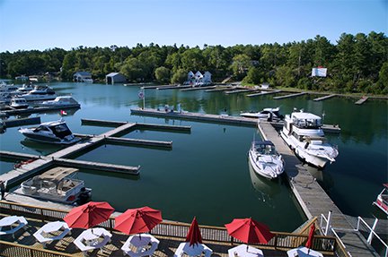 The docks and boardwalk